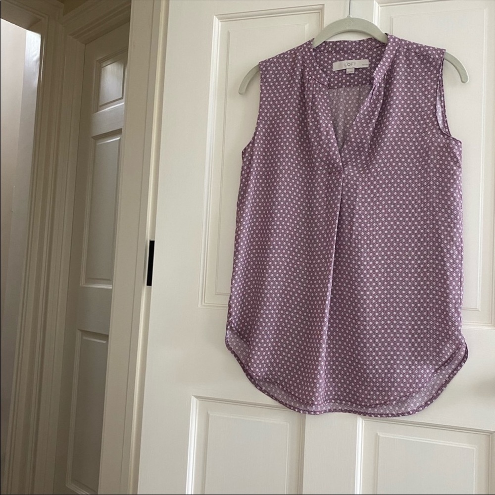 LOFT | Petite Pattern Sleeveless top • XSP